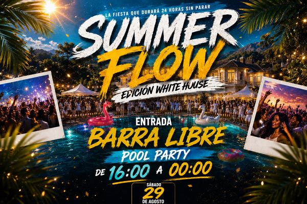 ENTRADA BARRA LIBRE | POOL PARTY